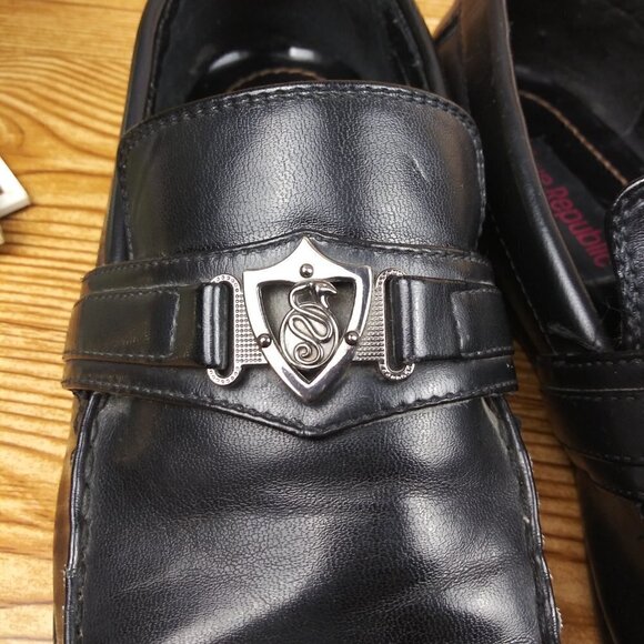 TRUE REPUBLIC black dress shoes for men size 10